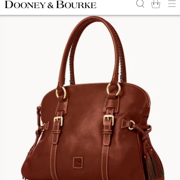 Dooney & Bourke Florentine Domed Buckle Satchel - Picture 9 of 10